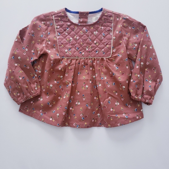 Zara Other - Zara floral long sleeve top